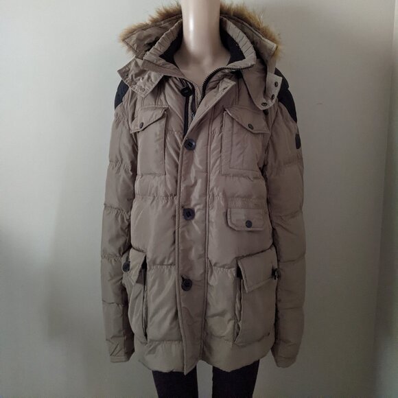 Jeep Duck Down Heavyweight Puffer Parka Jacket, men's XXXL - Picture 2 of 13